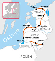 baltikum,radreisen,individuell