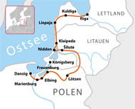 Perlen der Ostsee: Danzig - Königsberg - Memel - Riga
